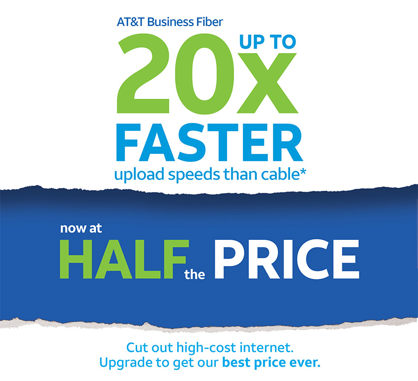 AT&T Business Fiber now at half the price!