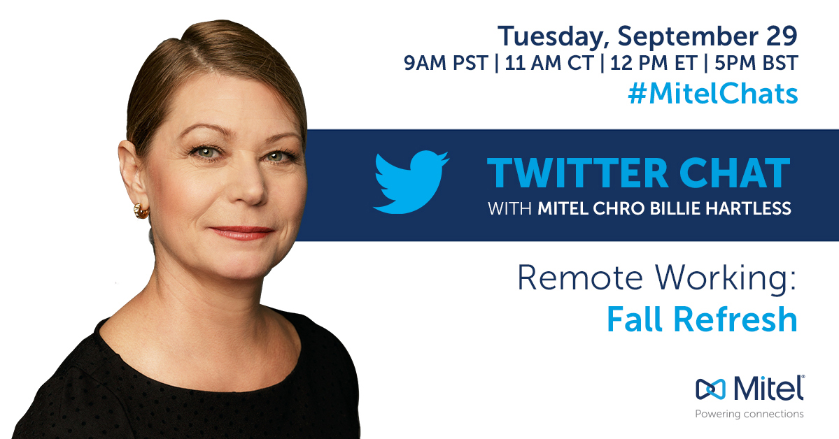 Twitter chat with Mitlel CHRO Billie Hartless