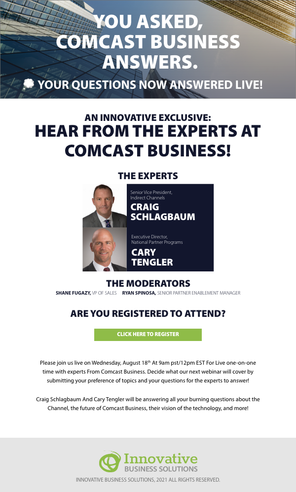 You asked, Comcast Business answers.
