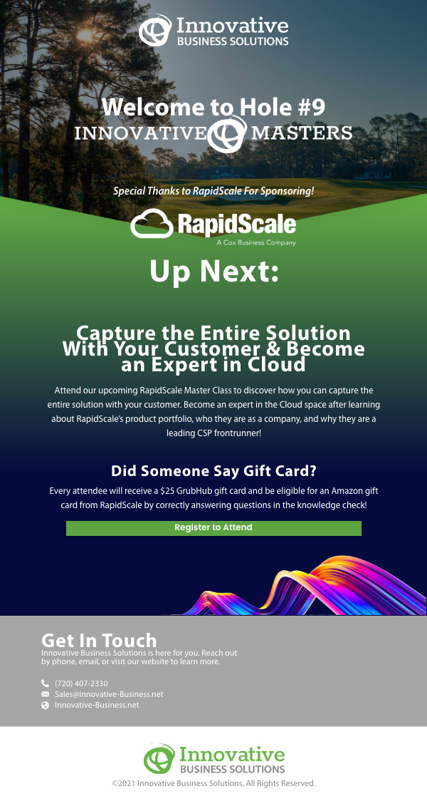 Capture the entire solution with your customer & become an expert in cloud