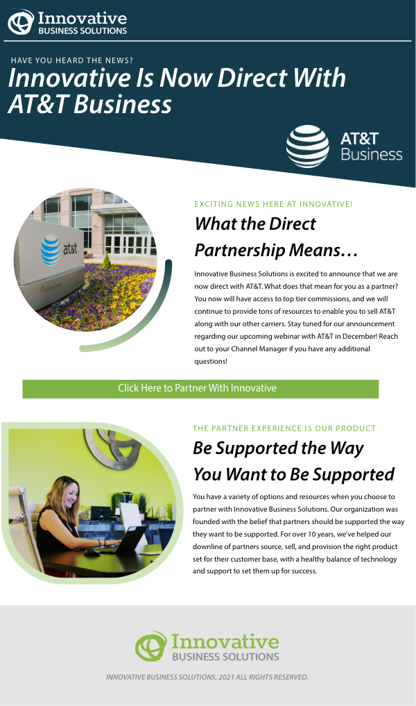 Innovative is Now Direct with AT&T Business