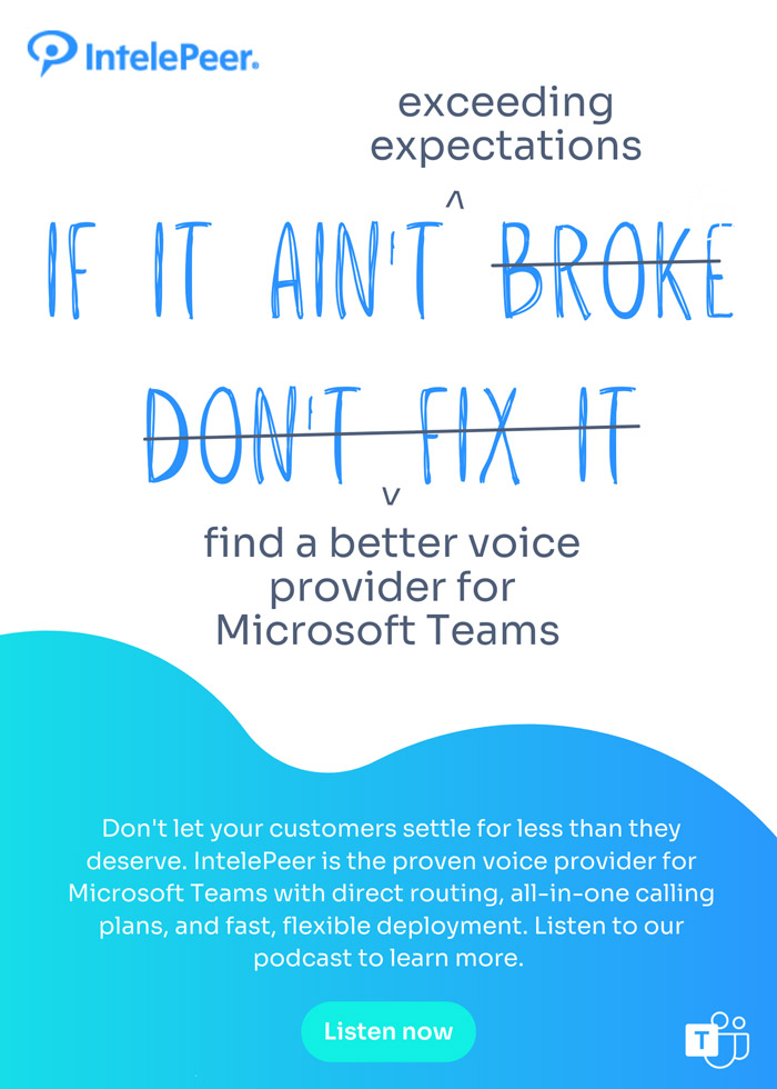 Intelepeer - If it ain't exceeding expectations find a better voice provider for Microsoft Teams
