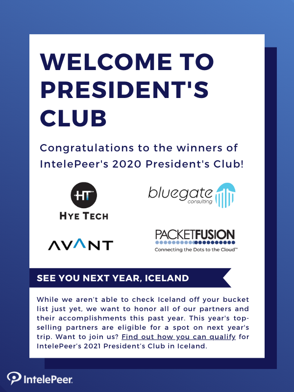 Welcome to President's Club