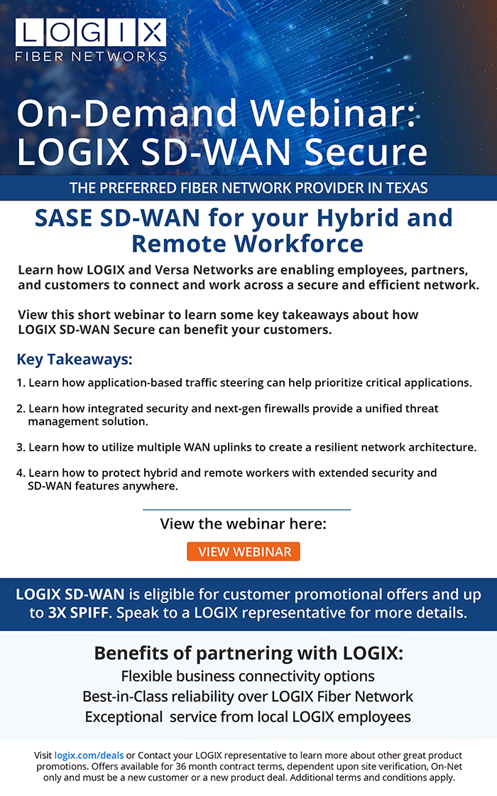 On-Demand Webinar: LOGIX  SD-WAN Secure