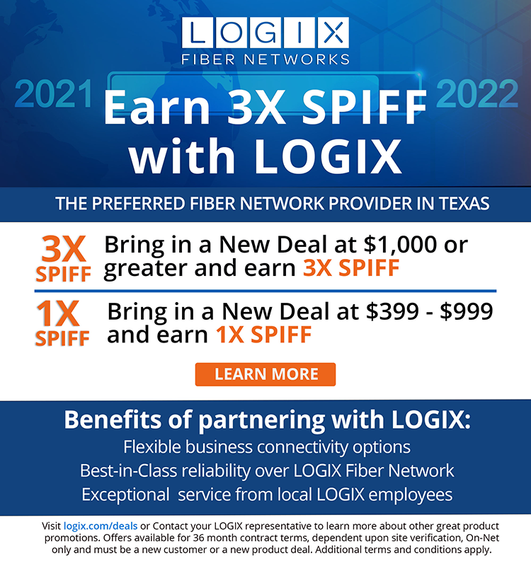 Earn 3X SPIFF with LOGIX