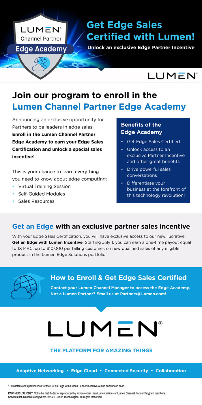 Get Edge Sales Certified with Lumen!