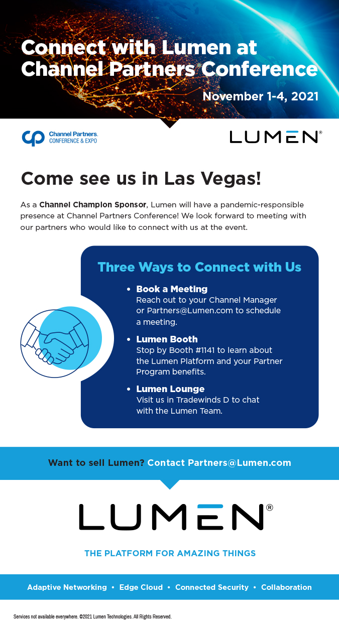Connect with Lumen at Channel Partners Conference