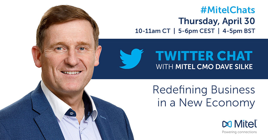 Twitter chat with Mitel's CMO David Silke