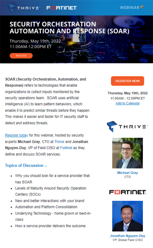 Security Orchestration Automation and Response (SOAR)