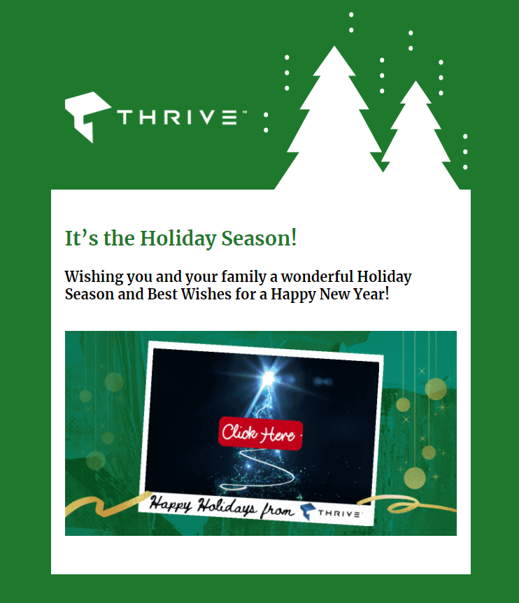 Happy Holidays from THRIVE