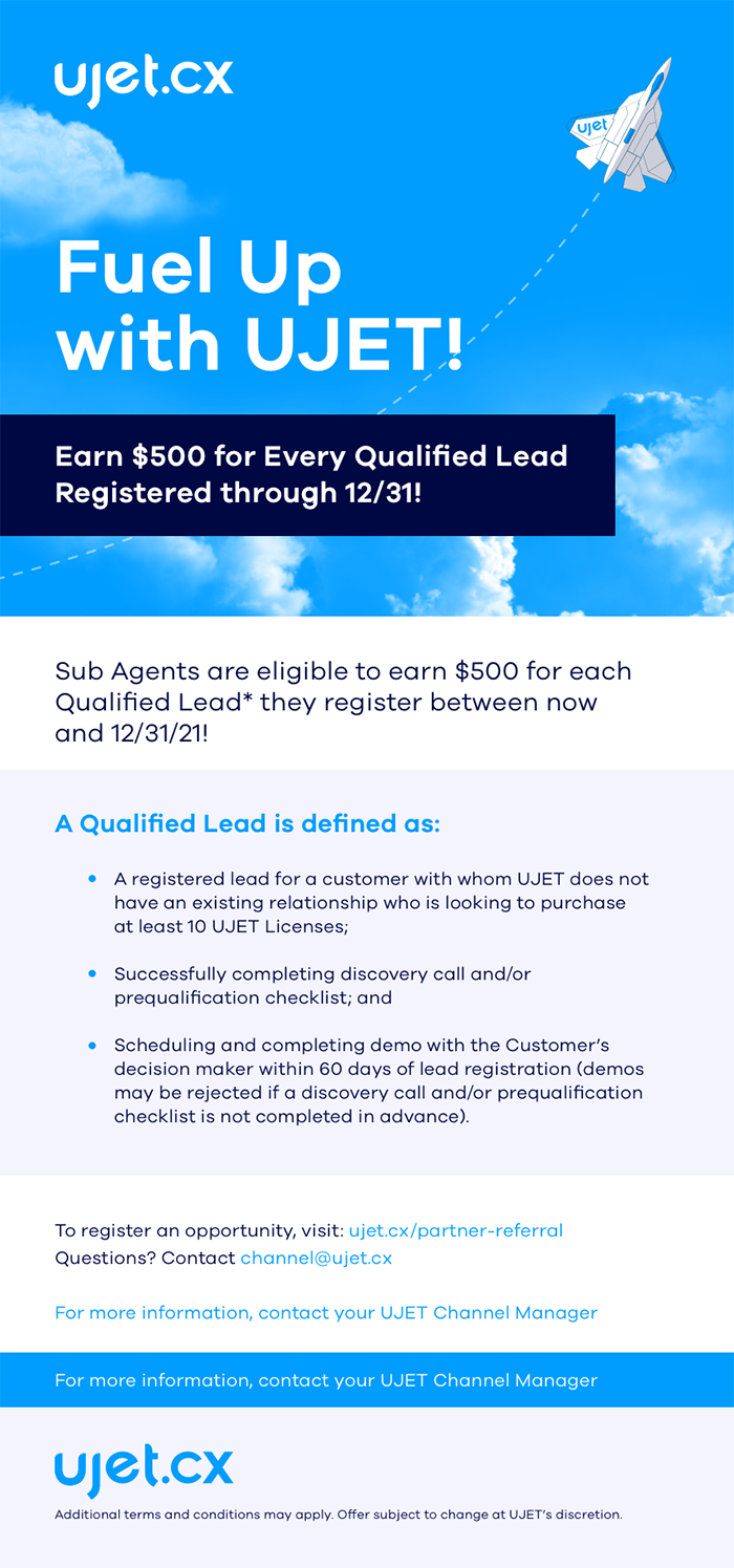 Earn $500 for every qualified lead registered through 12/31