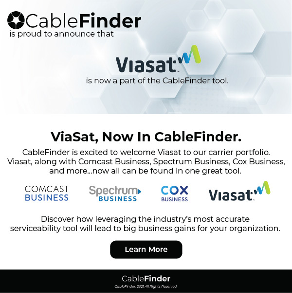 Viasat is now a part of the CableFinder tool.