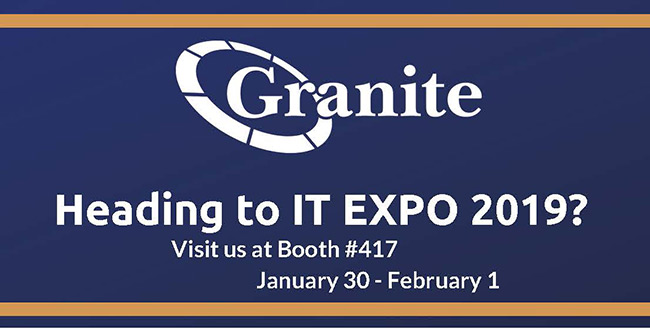 Don’t Miss Granite at IT Expo Booth 417!