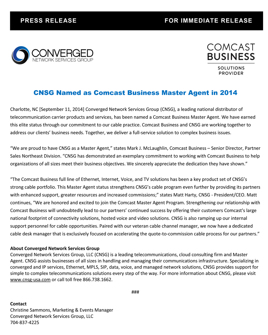 CNSG-Comcast-Business-PR-9-11-14