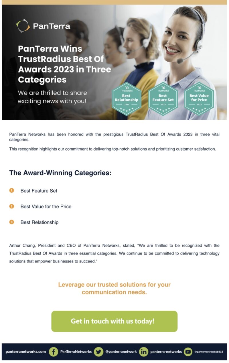 TrustRadius Awards Calendar - TrustRadius for Vendors